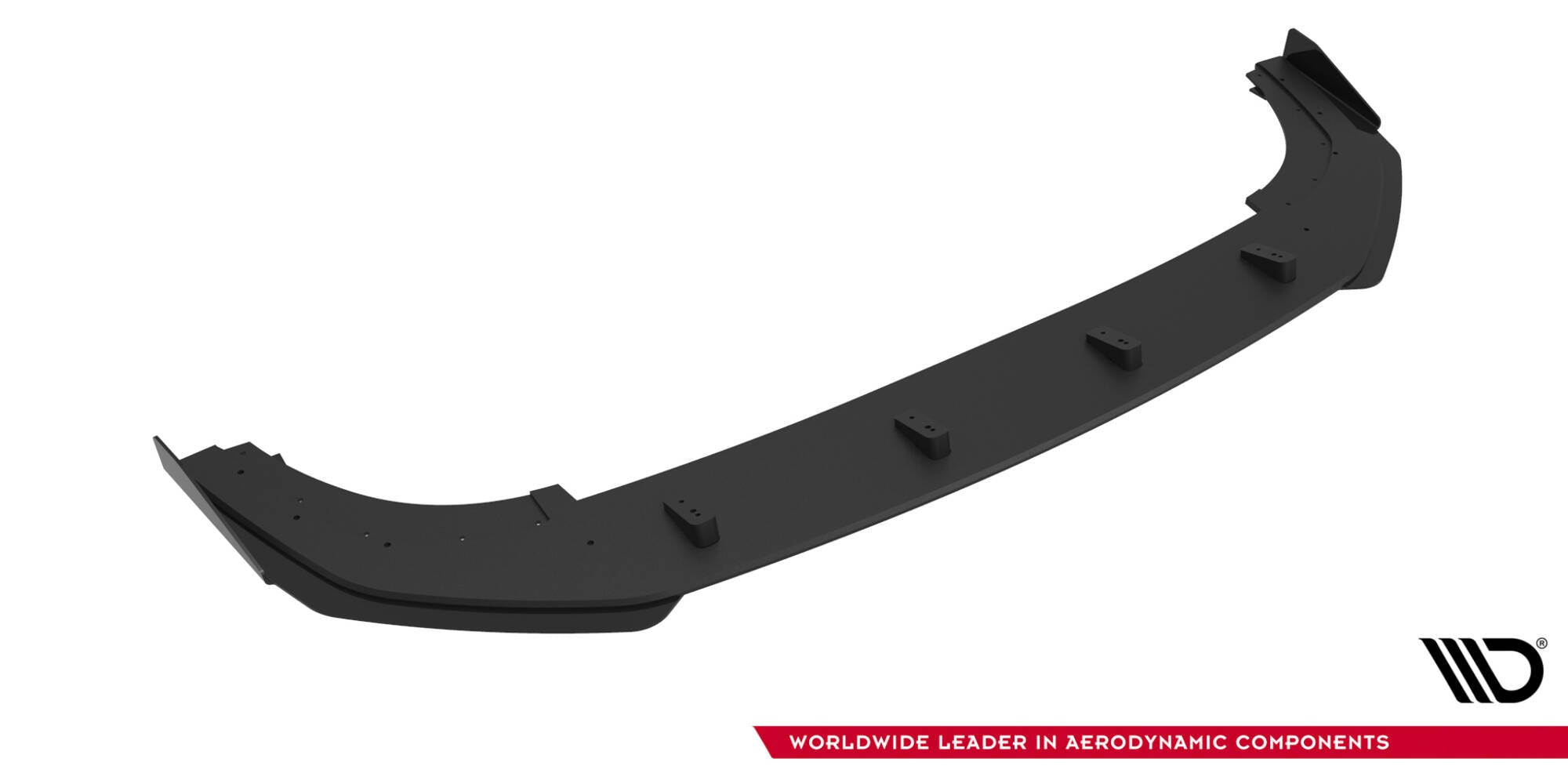 Maxton Design Street Pro Front Splitter + Flaps para Volkswagen Golf GTI / GTE / R-Line Mk8 Facelift - imagen 5
