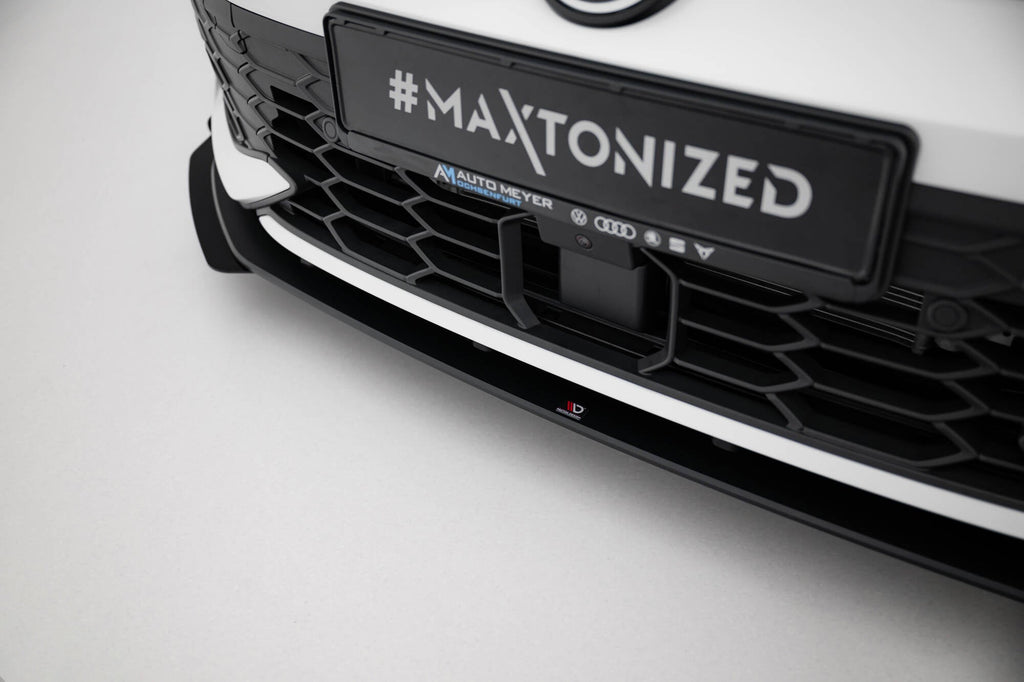 Maxton Design Street Pro Front Splitter + Flaps para Volkswagen Golf GTI / GTE / R-Line Mk8 Facelift - imagen 3