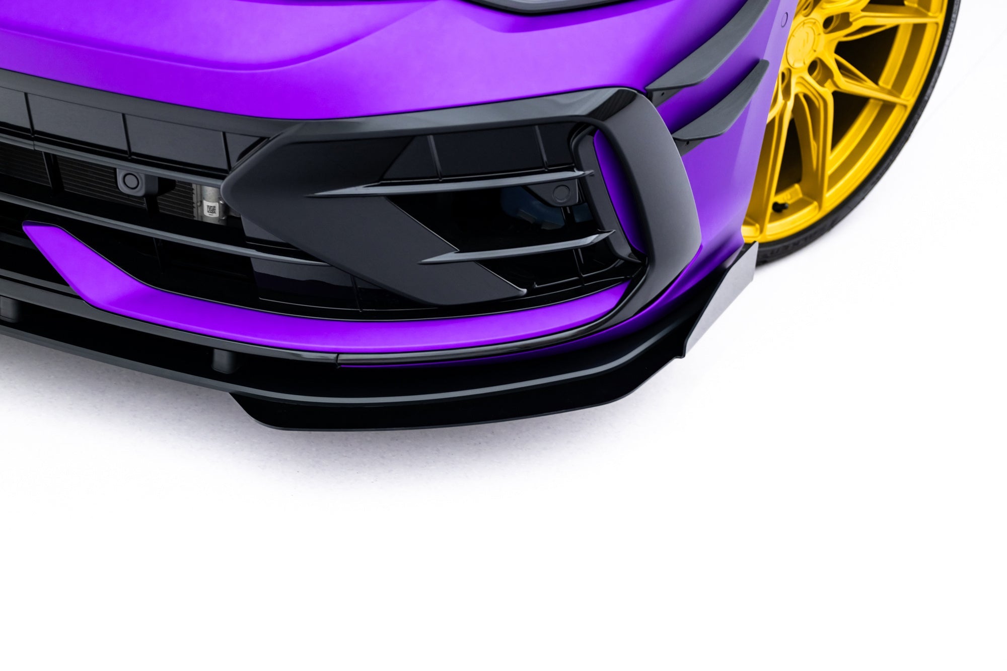 Maxton Design Street Pro Front Splitter + Flaps para Volkswagen Golf R Hatchback Mk8 Facelift - imagen 5