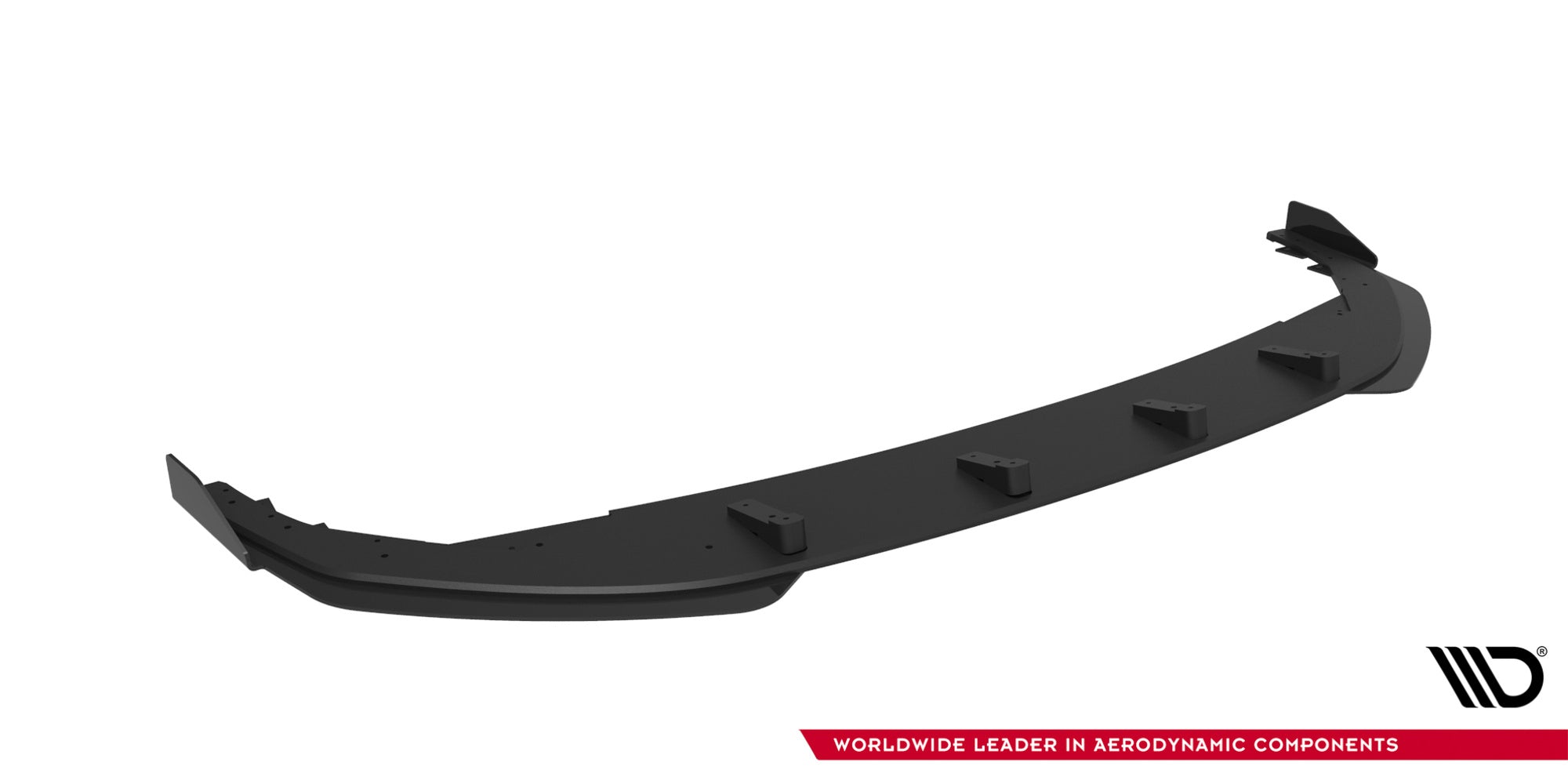 Maxton Design Street Pro Front Splitter + Flaps para Volkswagen Golf R Hatchback Mk8 Facelift - imagen 6