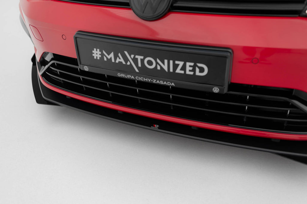 Maxton Design Street Pro Front Splitter + Flaps para Volkswagen Golf R / R-Line Mk7 Facelift - imagen 3