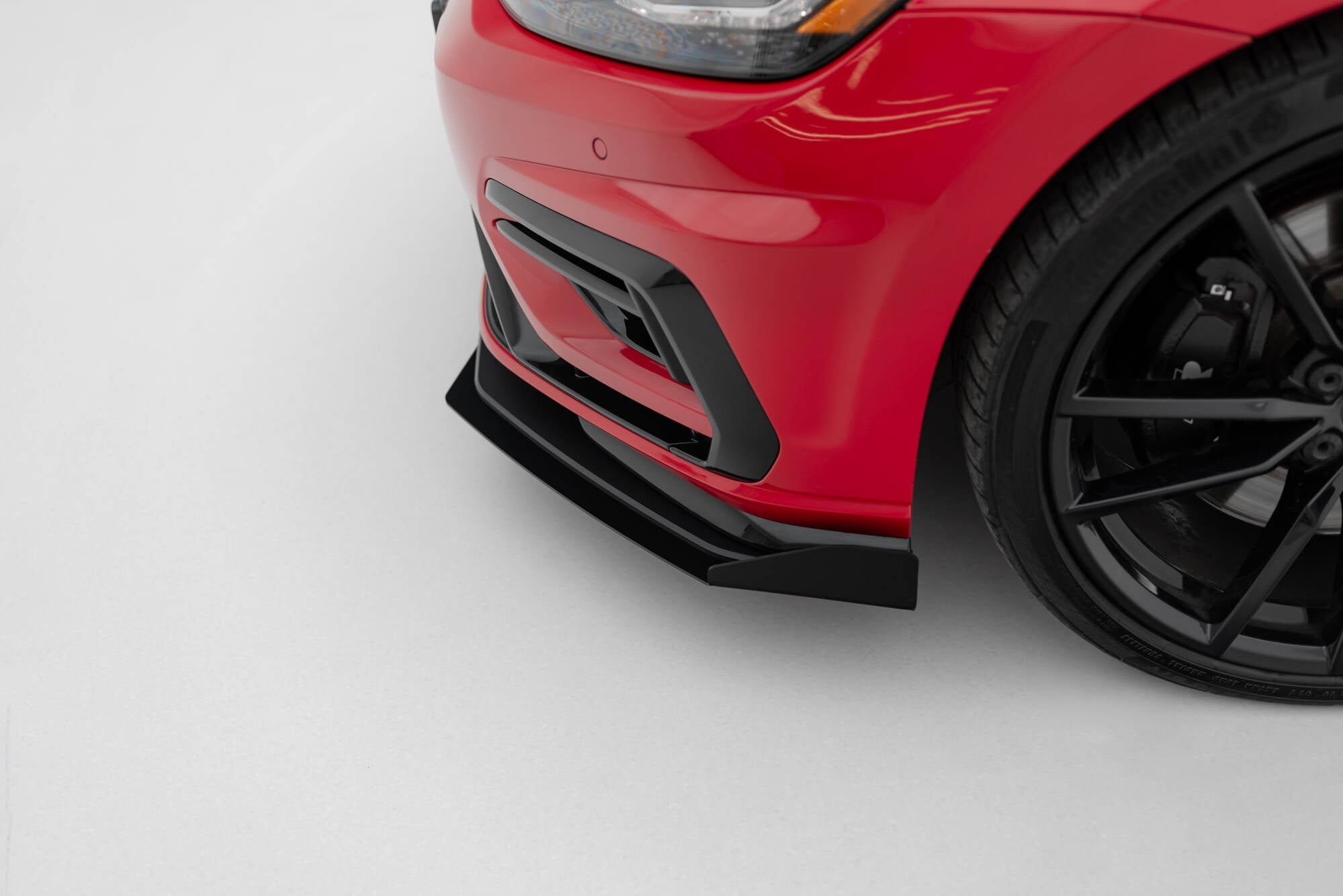 Maxton Design Street Pro Front Splitter + Flaps para Volkswagen Golf R / R-Line Mk7 Facelift - imagen 5
