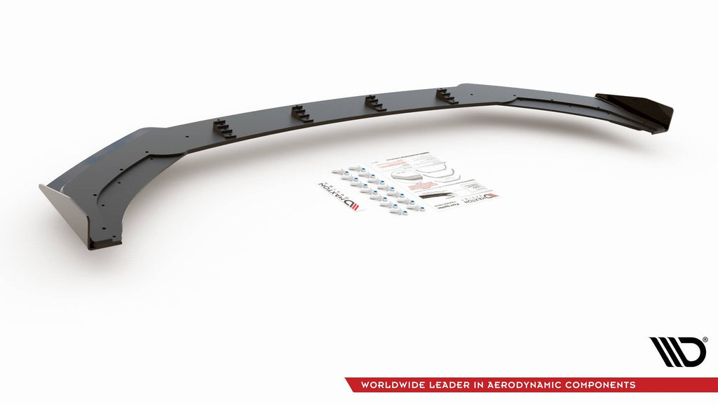 Maxton Design Street Pro Front Splitter + Flaps para Volkswagen Polo GTI Mk6 - imagen 6