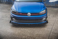 Maxton Design Street Pro Front Splitter + Flaps para Volkswagen Polo GTI Mk6 - imagen 1