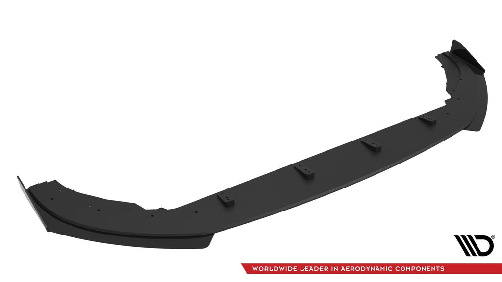 Maxton Design Street Pro Front Splitter + Flaps para Volkswagen Polo GTI Mk6 Facelift - imagen 4