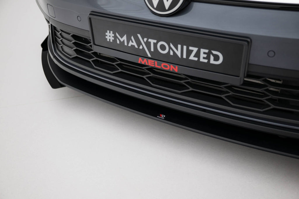 Maxton Design Street Pro Front Splitter + Flaps para Volkswagen Polo GTI Mk6 Facelift - imagen 3