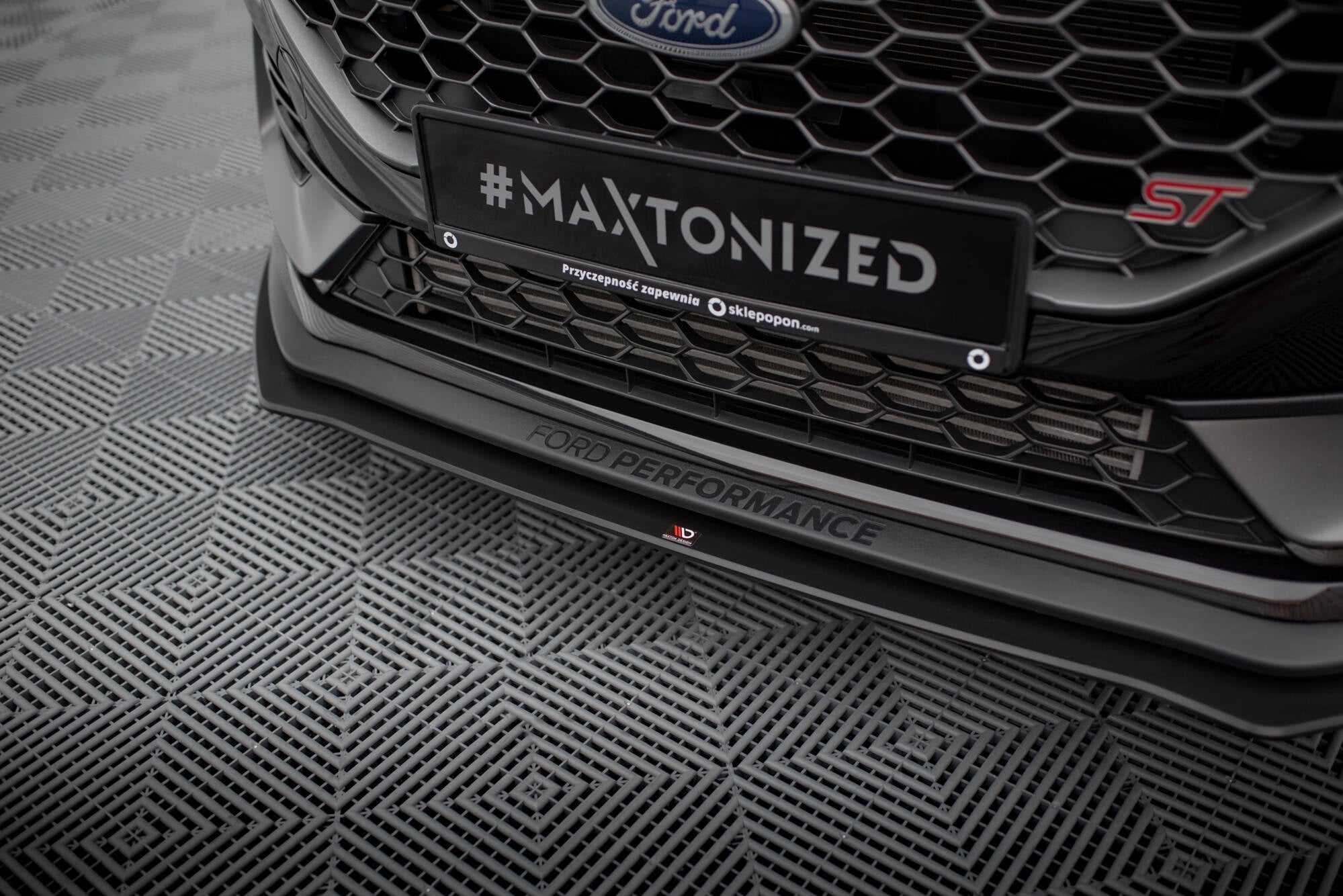 Maxton Design Street Pro Front Splitter para Ford Fiesta ST Mk8 Facelift - imagen 3