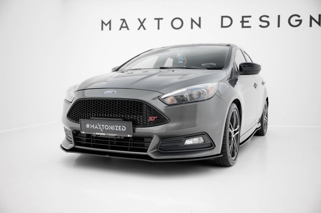 Maxton Design Street Pro Front Splitter para Ford Focus ST Mk3 Facelift - imagen 1