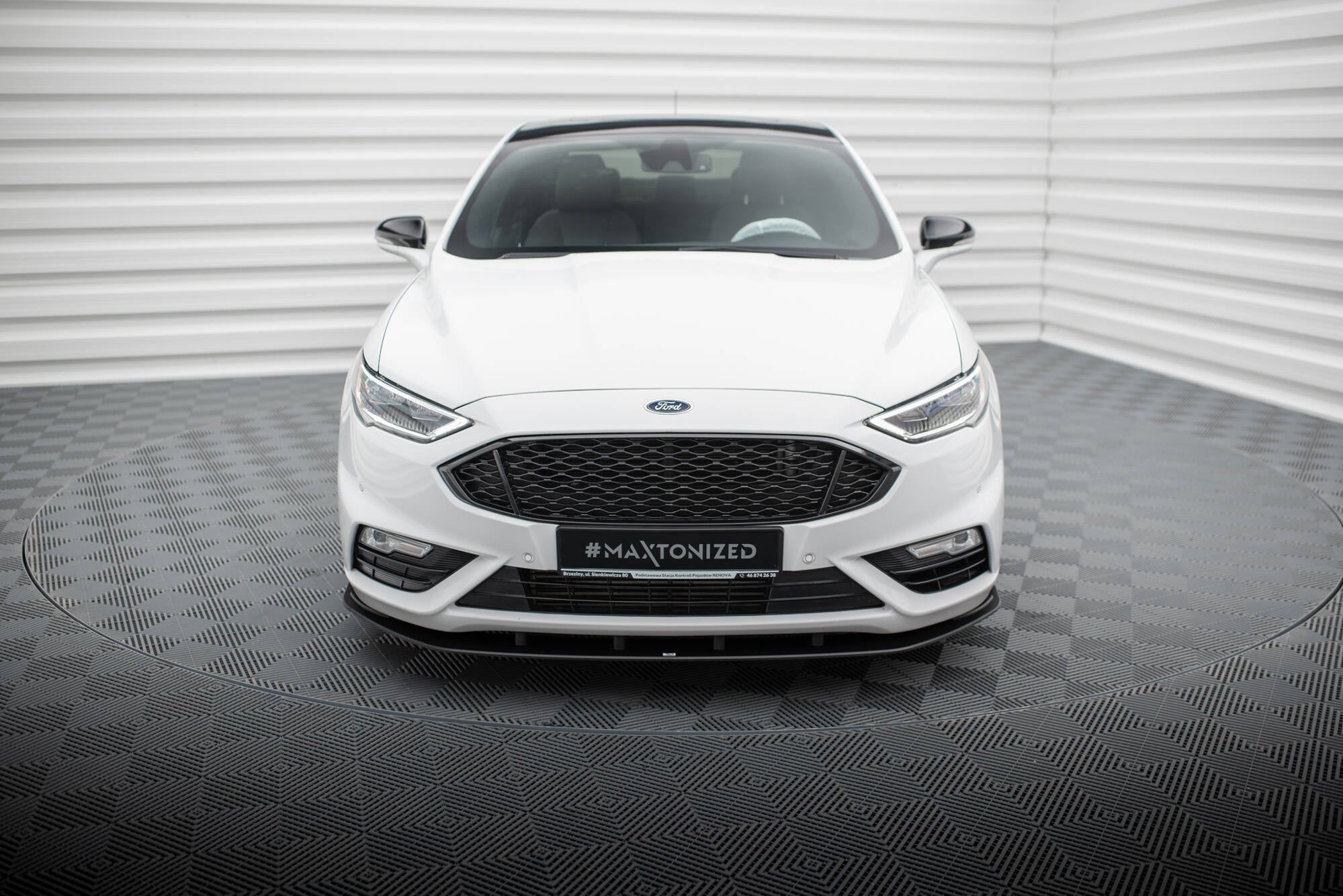 Maxton Design Street Pro Front Splitter para Ford Mondeo Sport Mk5 Facelift / Fusion Sport Mk2 Facelift - imagen 2