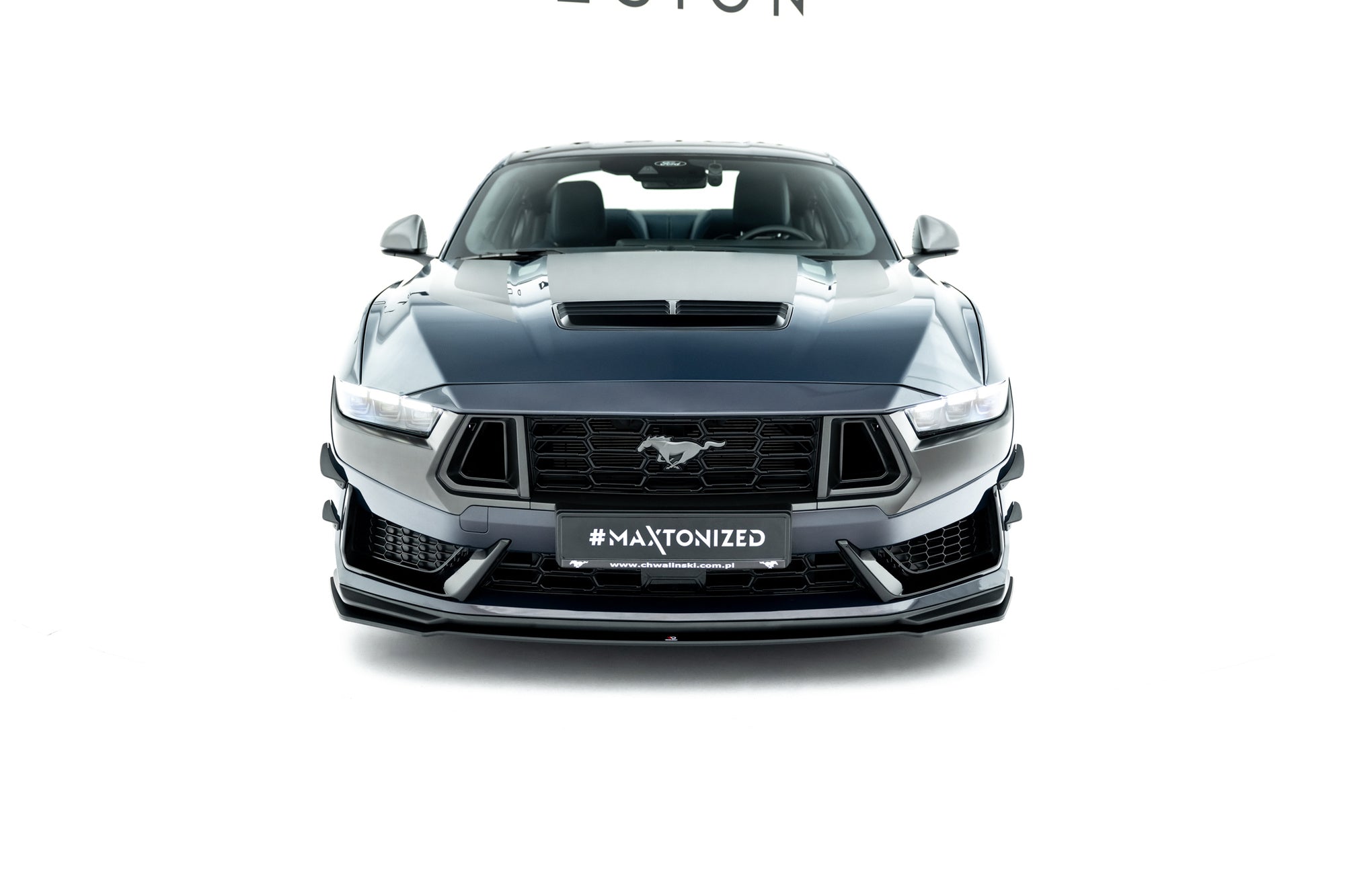 Maxton Design Street Pro Front Splitter para Ford Mustang Dark Horse Mk7 - imagen 3