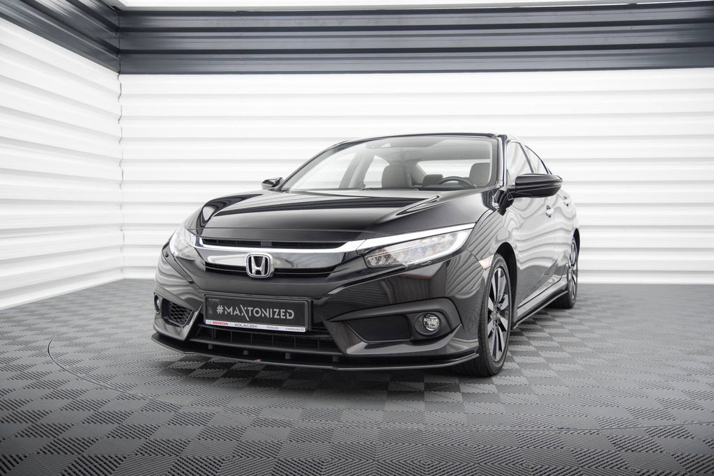 Maxton Design Street Pro Front Splitter para Honda Civic Sedan Mk10 - imagen 1