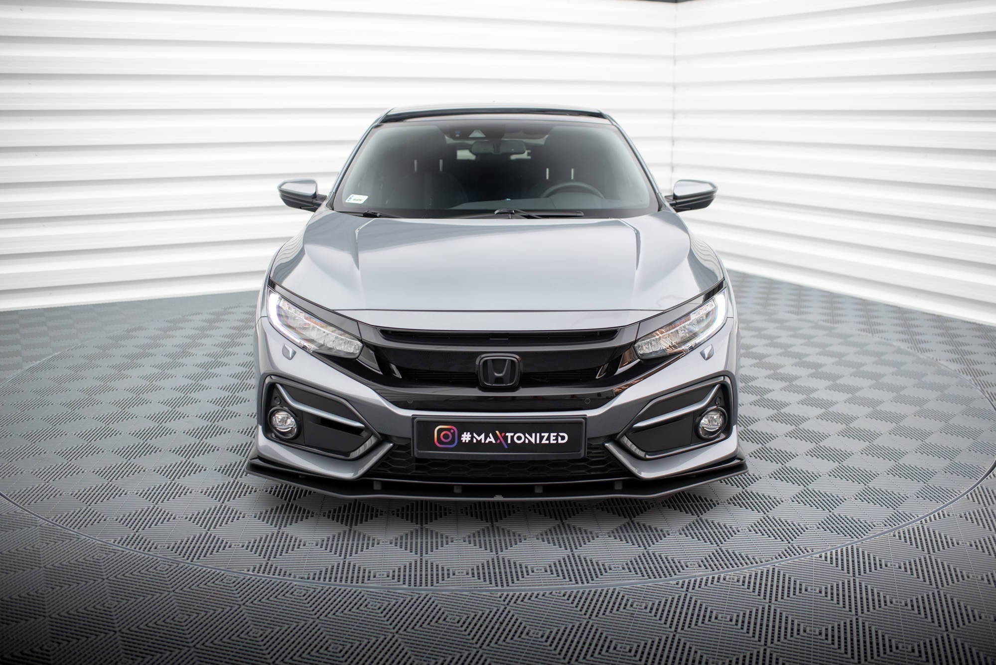 Maxton Design Street Pro Front Splitter para Honda Civic Sport Mk 10 - imagen 2
