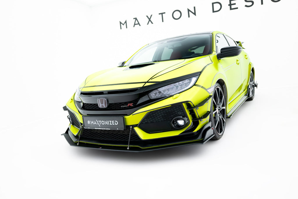 Maxton Design Street Pro Front Splitter para Honda Civic Type-R Mk10 / Mk10 Facelift - imagen 1