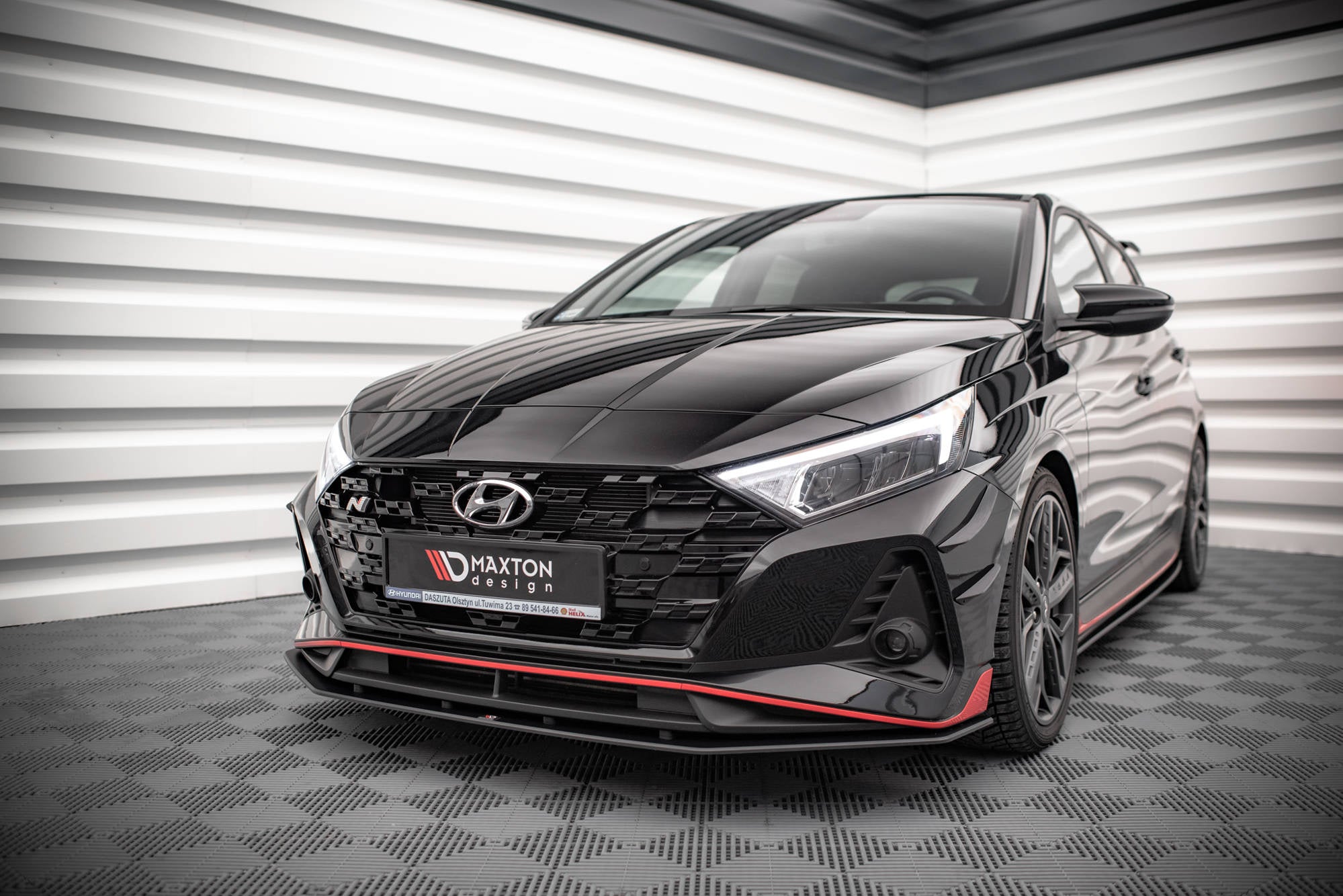 Maxton Design Street Pro Front Splitter para Hyundai I20 N Mk3 - imagen 1