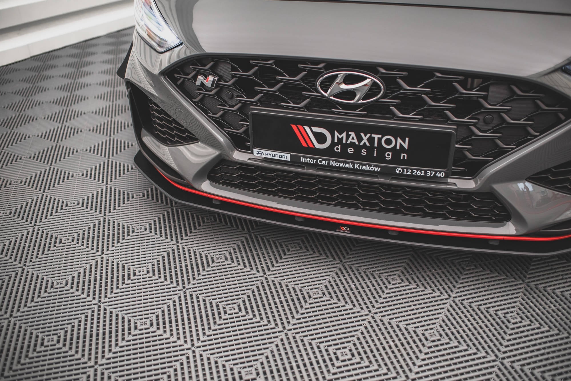 Maxton Design Street Pro Front Splitter para Hyundai I30 N Hatchback/Fastback Mk3 Facelift - imagen 2
