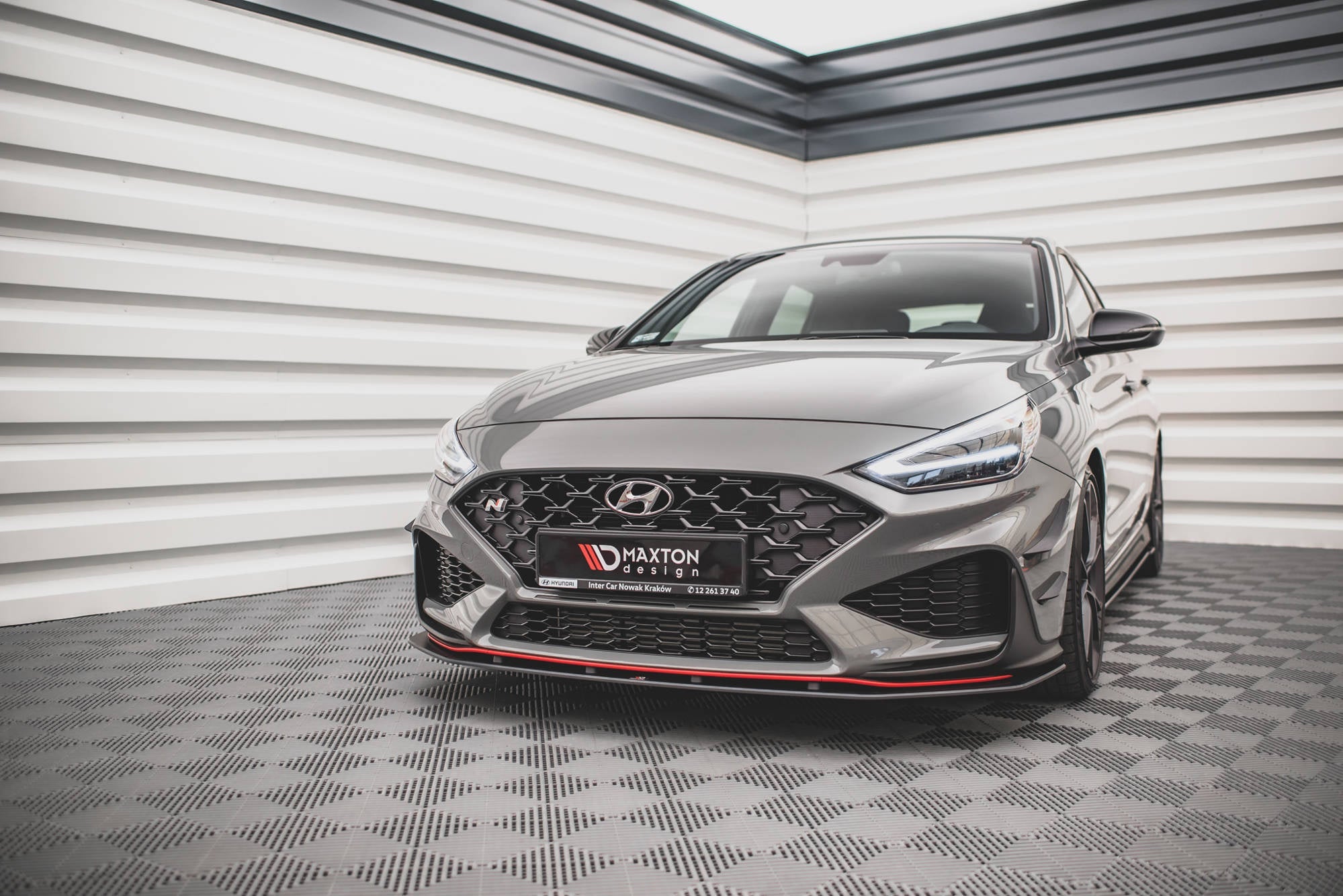 Maxton Design Street Pro Front Splitter para Hyundai I30 N Hatchback/Fastback Mk3 Facelift - imagen 3