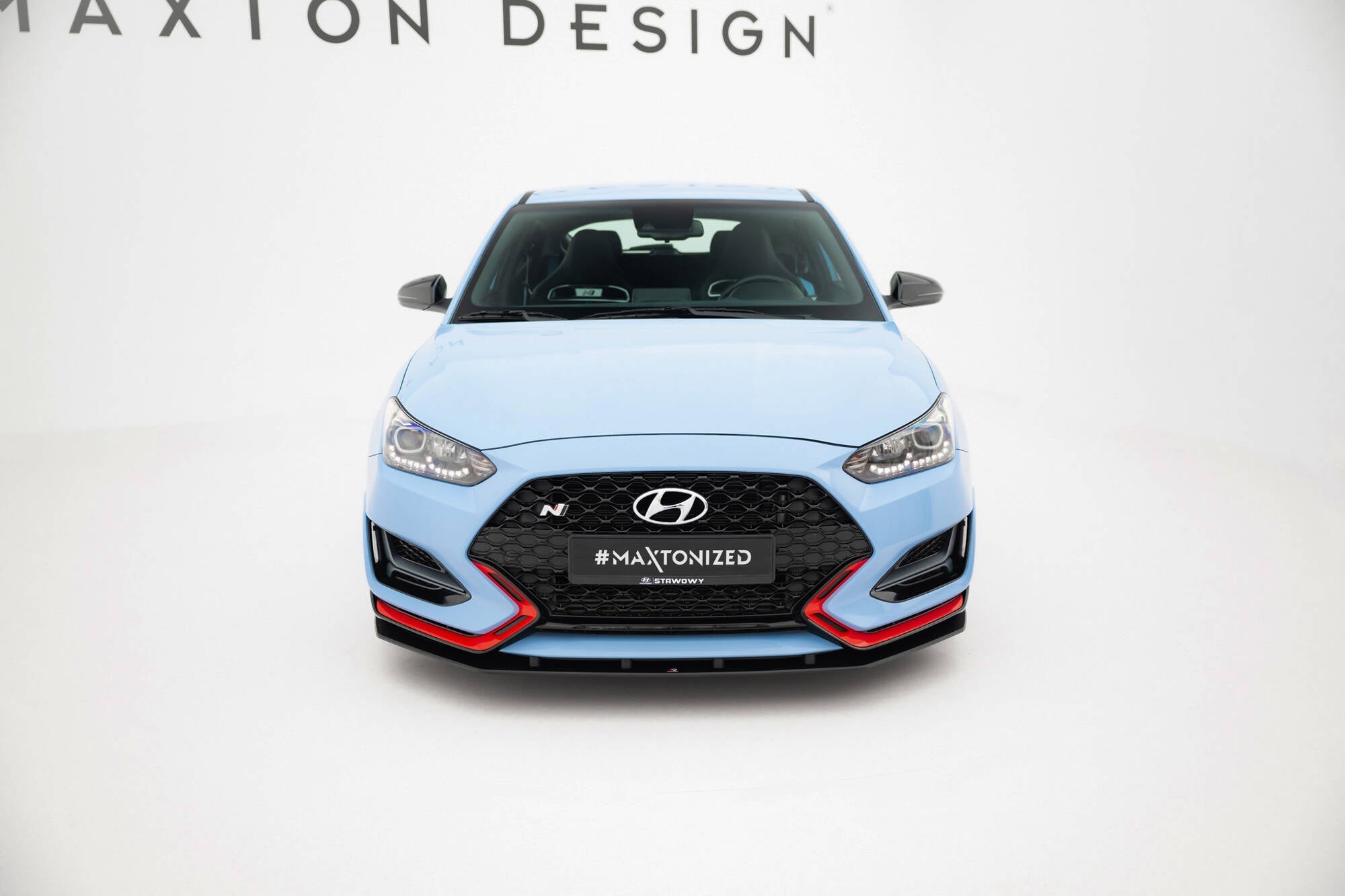 Maxton Design Street Pro Front Splitter para Hyundai Veloster N Mk2 - imagen 2