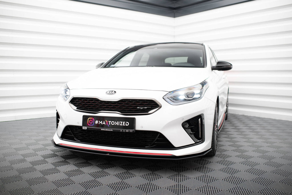Maxton Design Street Pro Front Splitter para Kia Ceed GT Mk3 / Proceed Mk1 - imagen 1