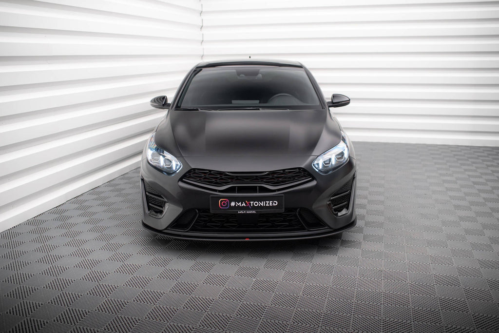 Maxton Design Street Pro Front Splitter para Kia Proceed GT Mk3 Facelift / Ceed GT / GT - Line Mk1 Facelift - imagen 2