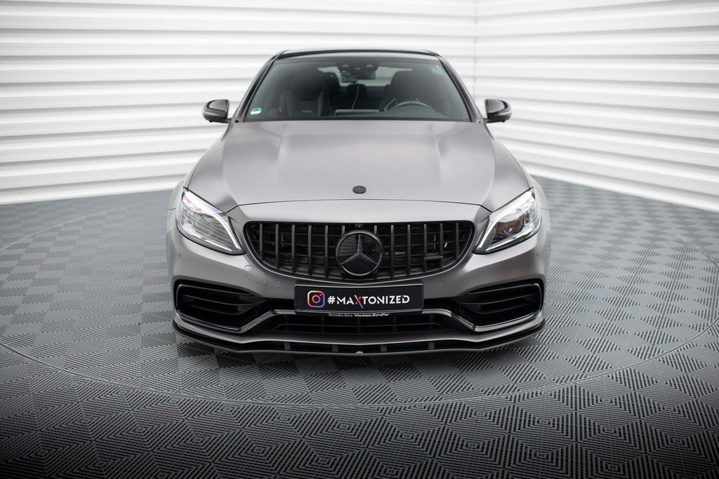 Maxton Design Street Pro Front Splitter para Mercedes-AMG C63 Sedan / Estate W205 Facelift - imagen 2