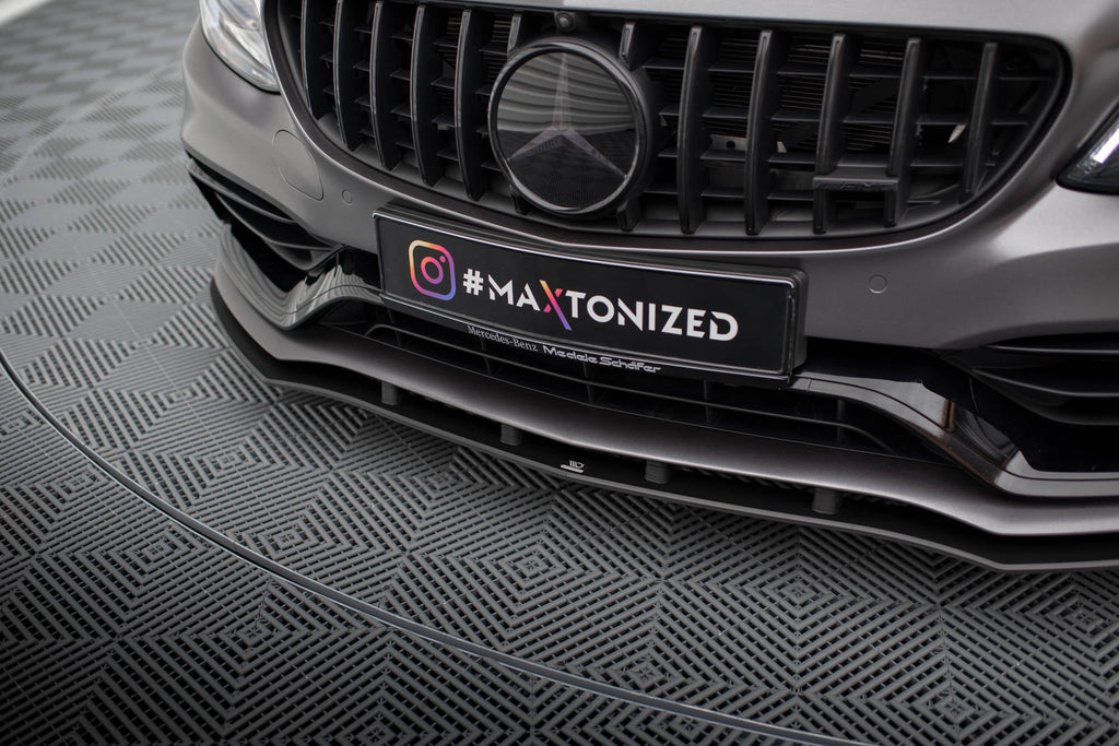 Maxton Design Street Pro Front Splitter para Mercedes-AMG C63 Sedan / Estate W205 Facelift - imagen 3