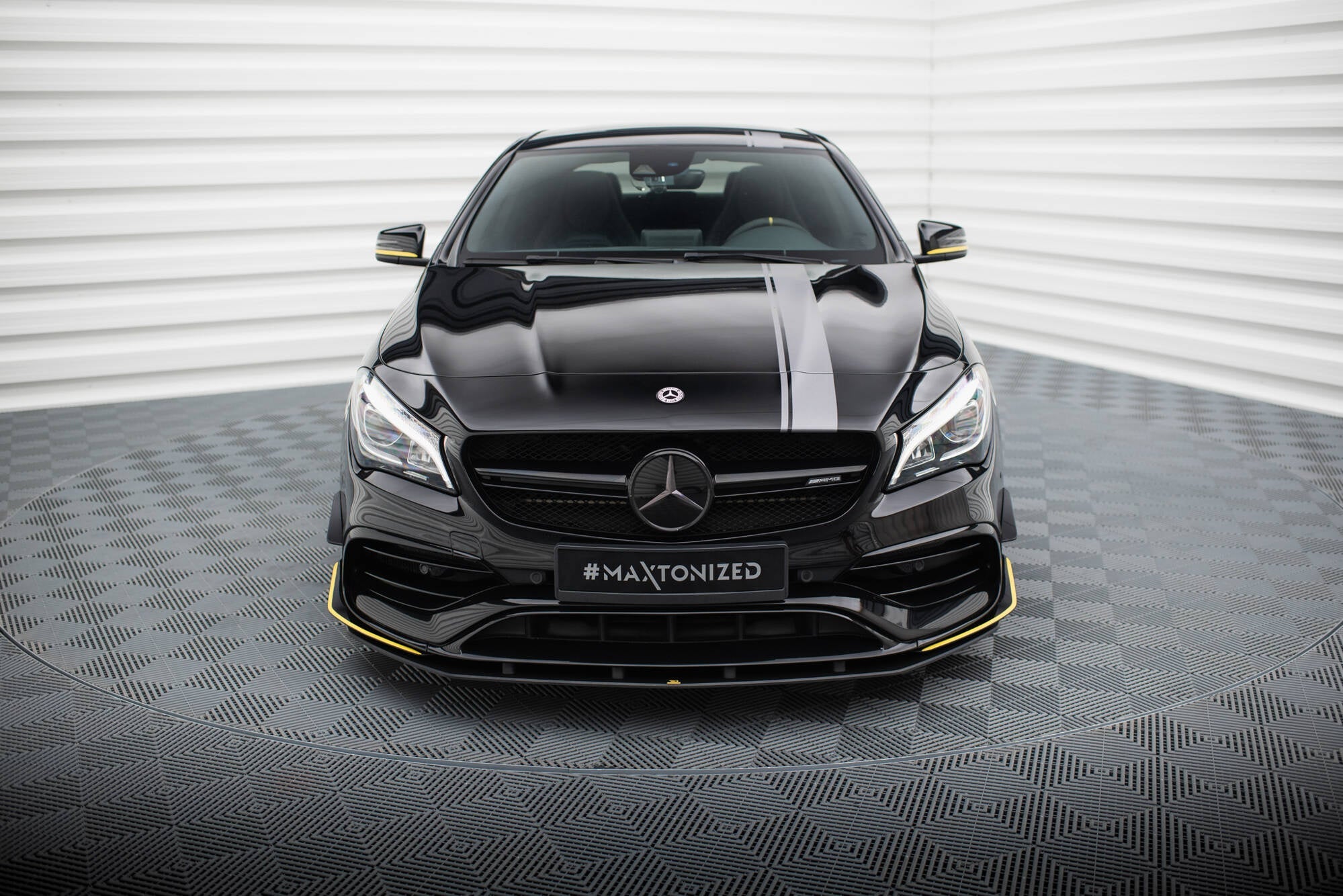 Maxton Design Street Pro Front Splitter para Mercedes-AMG CLA 45 Aero C117 Facelift - imagen 2