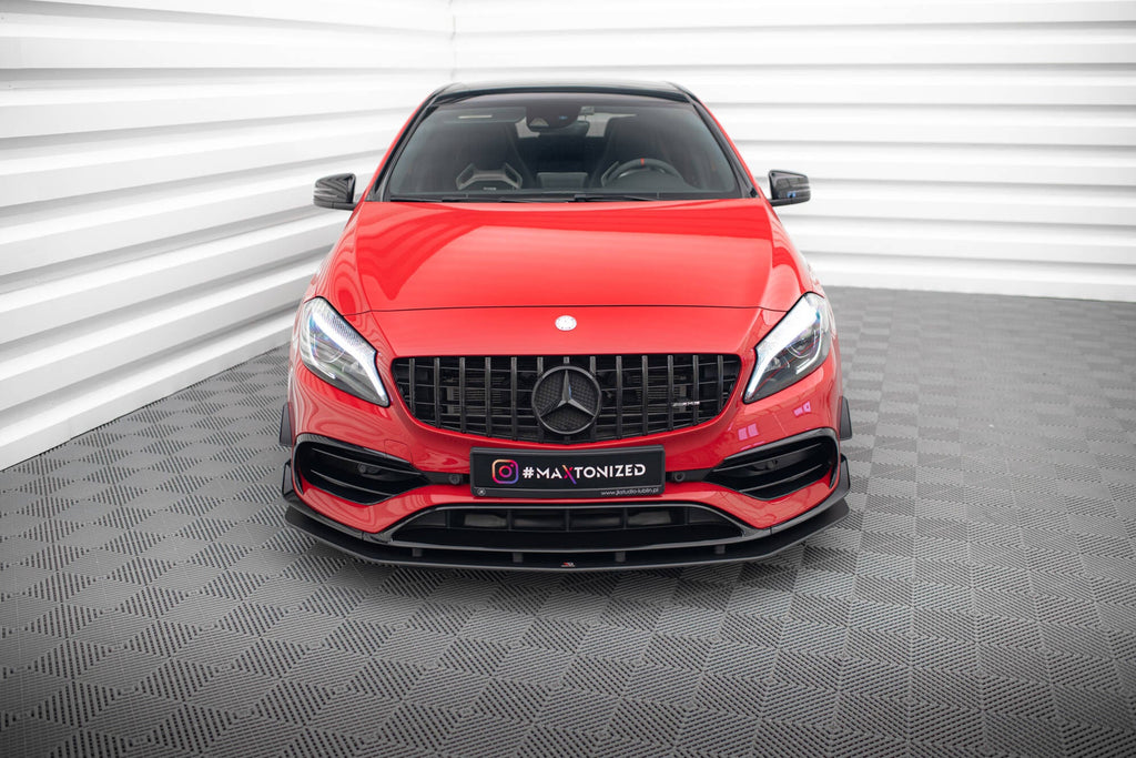 Maxton Design Street Pro Front Splitter para Mercedes-Benz A 45 AMG Aero W176 Facelift - imagen 2
