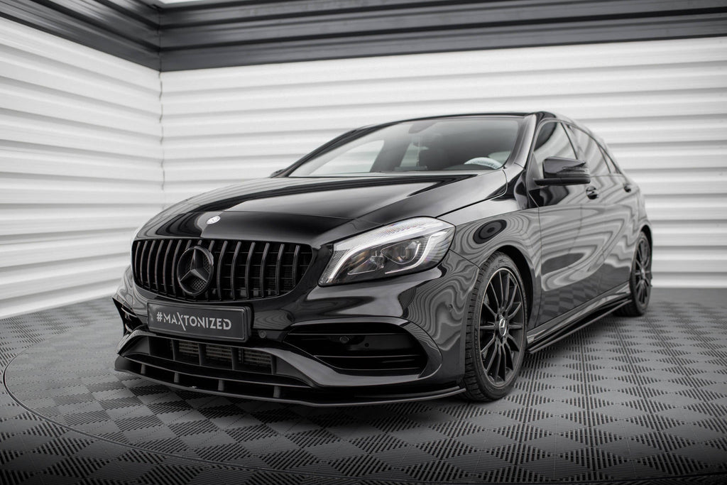 Maxton Design Street Pro Front Splitter para Mercedes-Benz A AMG-Line W176 Facelift - imagen 1