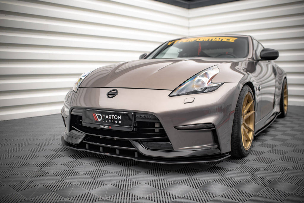 Maxton Design Street Pro Front Splitter para Nissan 370Z Nismo Facelift - imagen 1