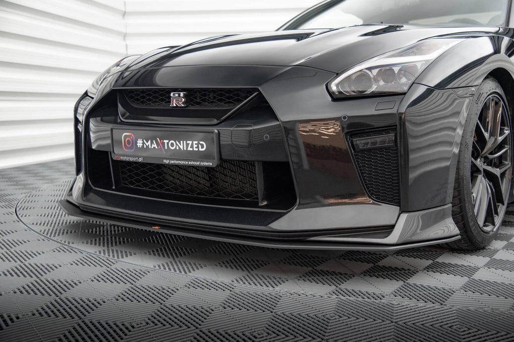 Maxton Design Street Pro Front Splitter para Nissan GTR R35 Facelift - imagen 1