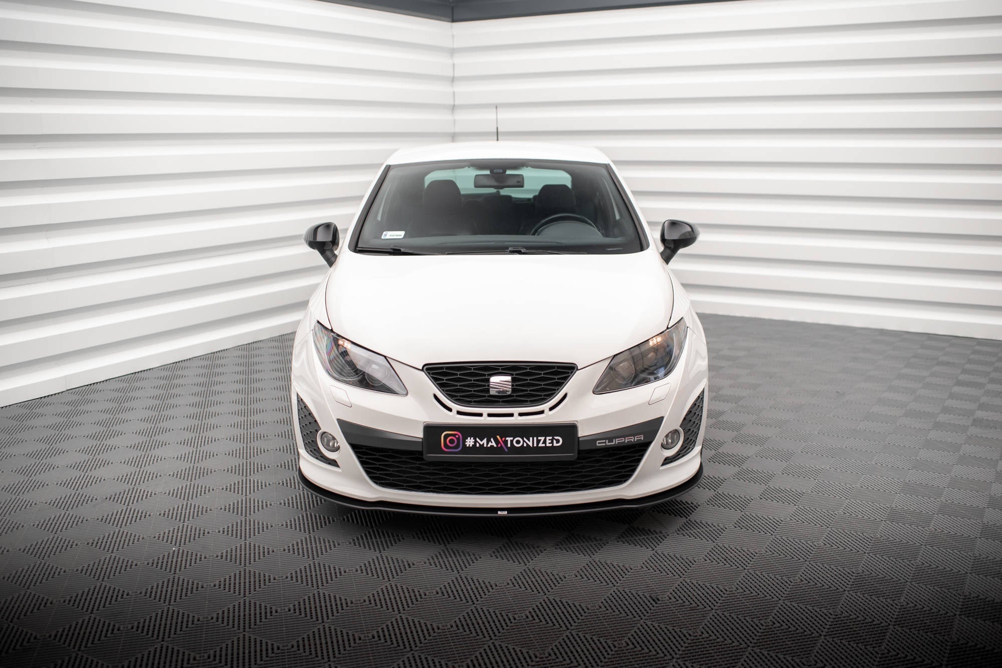 Maxton Design Street Pro Front Splitter para Seat Ibiza Cupra Sport Coupe Mk4 - imagen 2