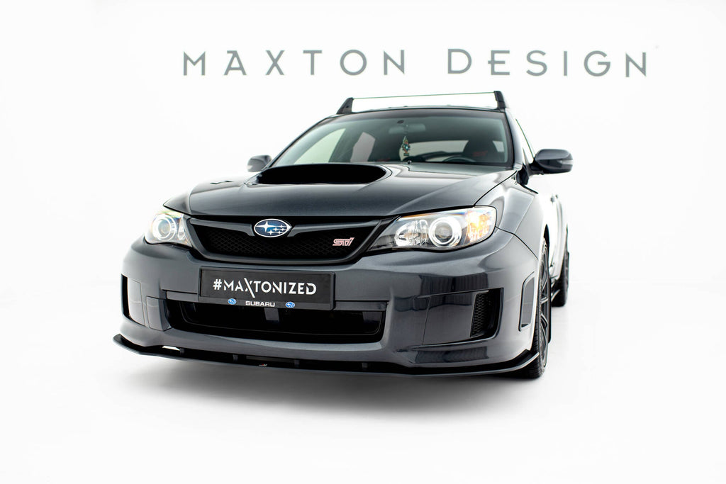 Maxton Design Street Pro Front Splitter para Subaru Impreza WRX STI Mk3 Facelift - imagen 1