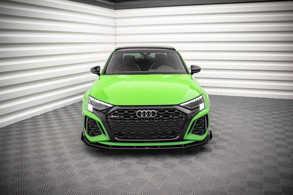 Maxton Design Street Pro Front Splitter V.1 + Flaps para Audi RS3 8Y - imagen 2