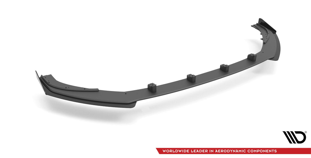 Maxton Design Street Pro Front Splitter V.1 + Flaps para Audi S3 / A3 S-Line Sportback 8V Facelift - imagen 4