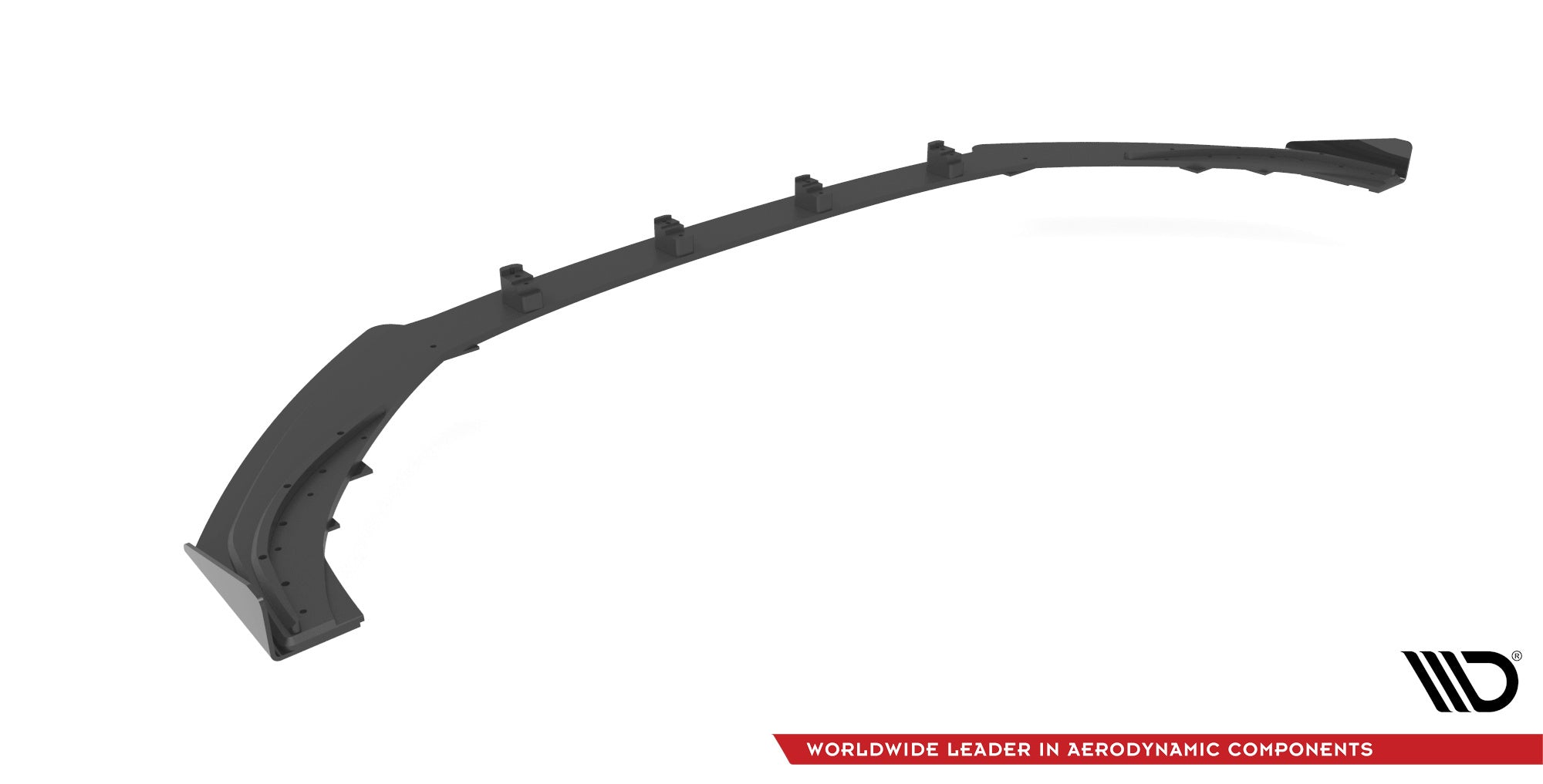 Maxton Design Street Pro Front Splitter V.1 + Flaps para Audi S3 / A3 S-Line Sportback 8V Facelift - imagen 5