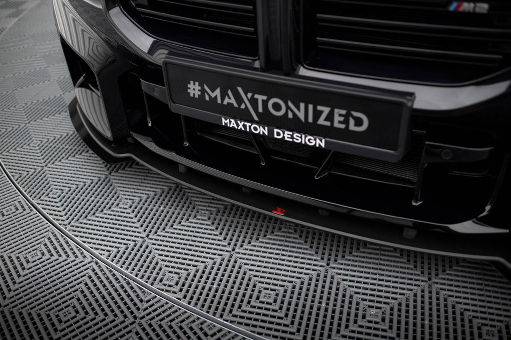 Maxton Design Street Pro Front Splitter V.1 + Flaps para BMW M2 G87 - imagen 3