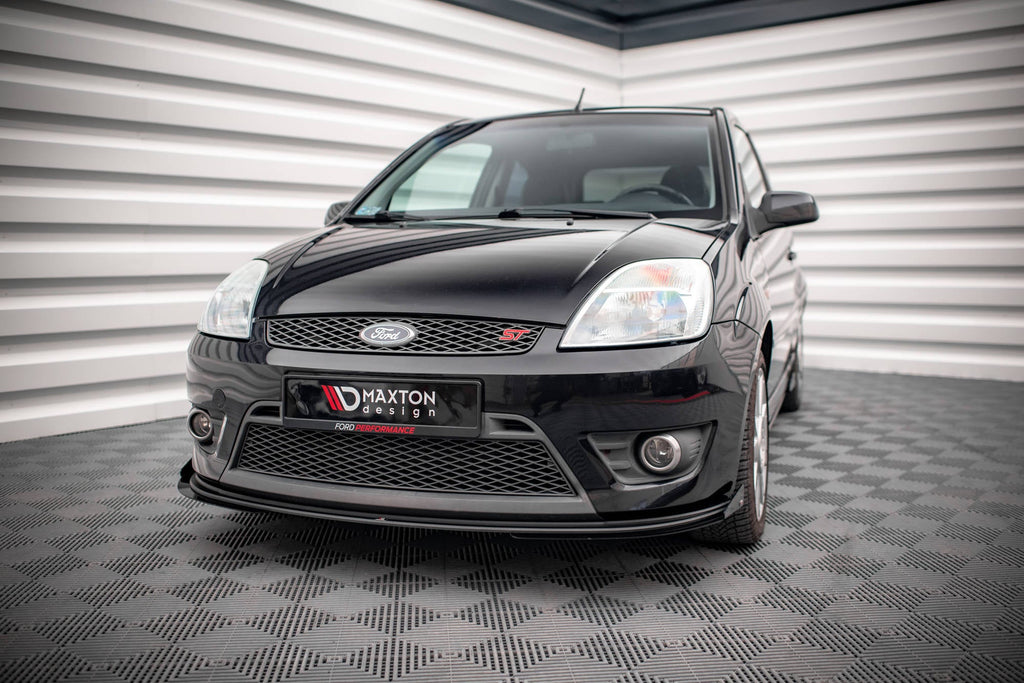 Maxton Design Street Pro Front Splitter V.1 + Flaps para Ford Fiesta ST Mk6 - imagen 1