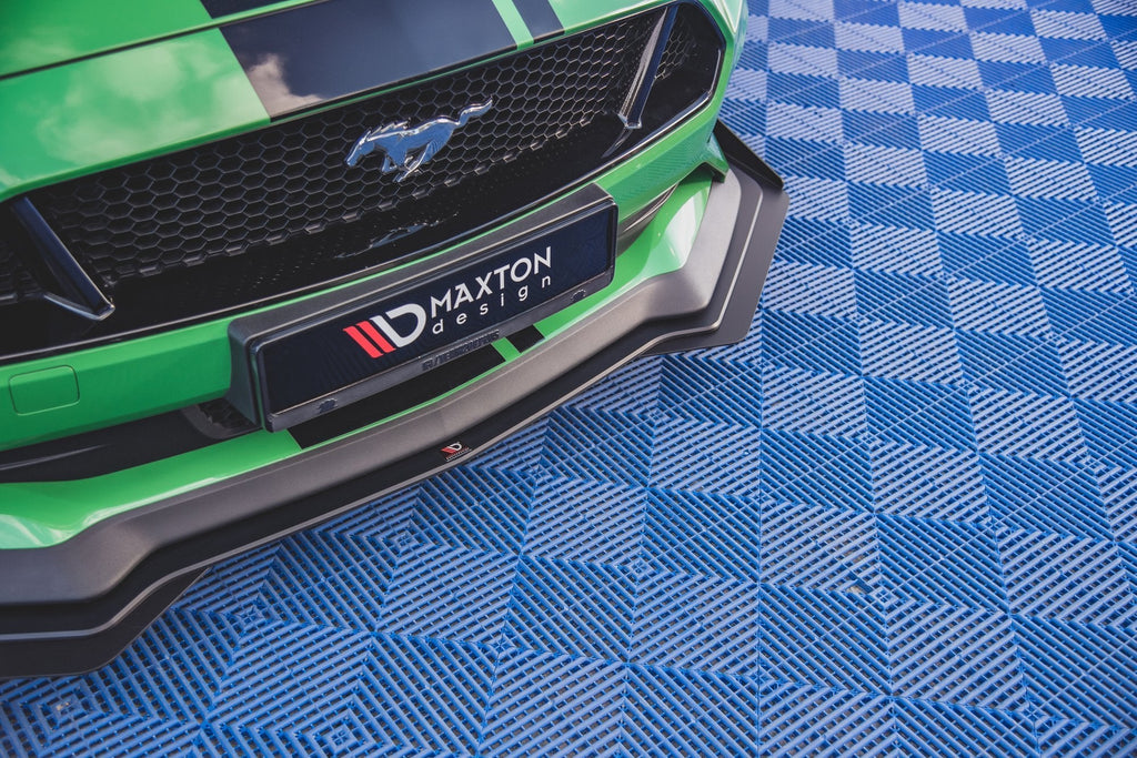 Maxton Design Street Pro Front Splitter V.1 + Flaps para Ford Mustang GT Mk6 Facelift - imagen 2