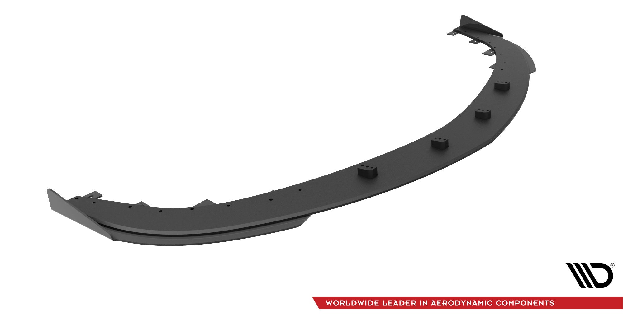 Maxton Design Street Pro Front Splitter V.1 + Flaps para Mazda 3 MPS Mk1 - imagen 5