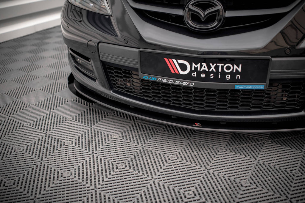 Maxton Design Street Pro Front Splitter V.1 + Flaps para Mazda 3 MPS Mk1 - imagen 3