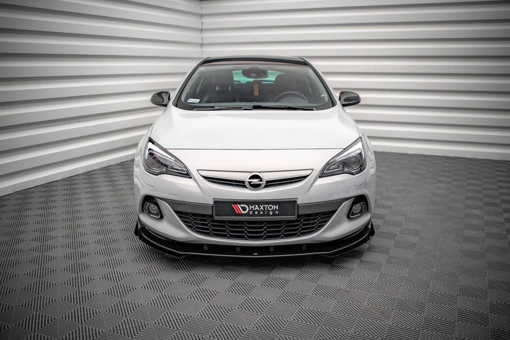 Maxton Design Street Pro Front Splitter V.1 + Flaps para Opel Astra GTC OPC-Line J - imagen 1
