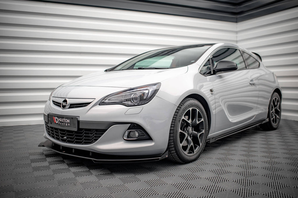 Maxton Design Street Pro Front Splitter V.1 + Flaps para Opel Astra GTC OPC-Line J - imagen 3