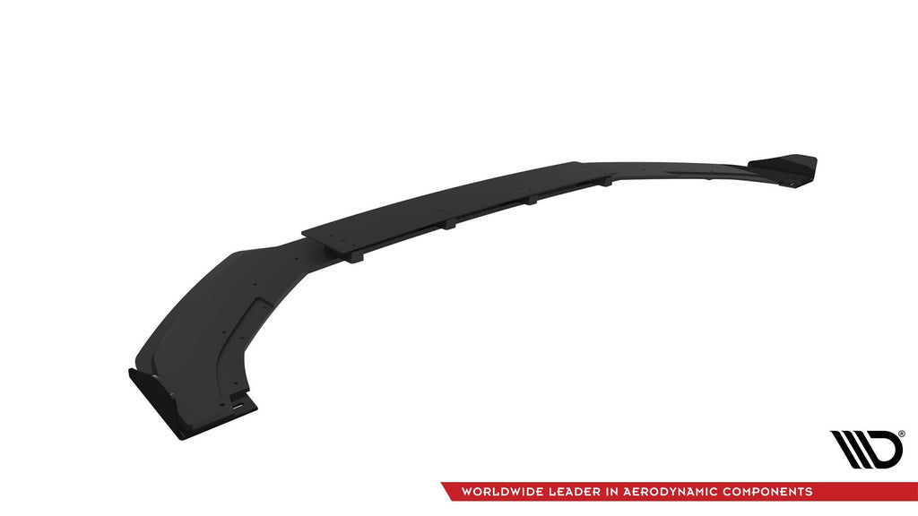 Maxton Design Street Pro Front Splitter V.1 + Flaps para Volkswagen Golf R Mk7 - imagen 4