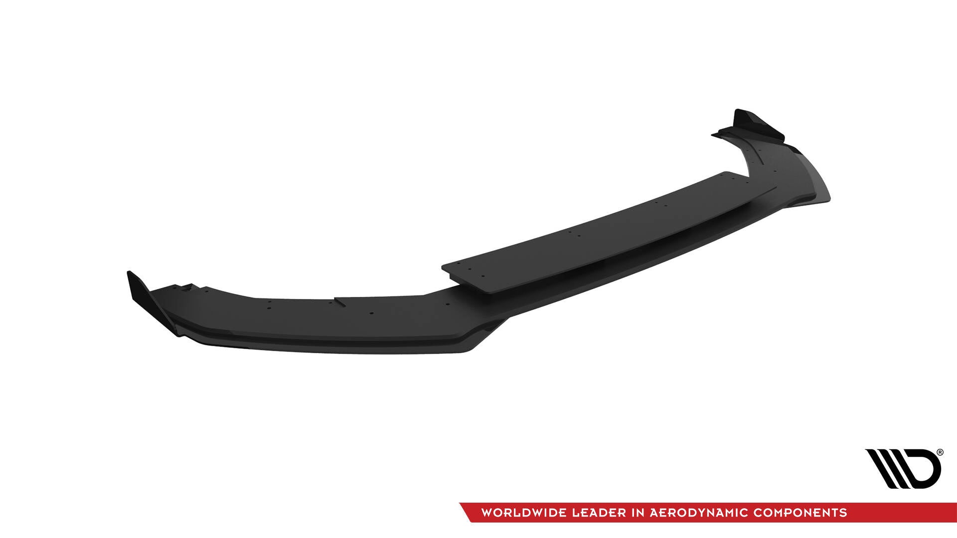 Maxton Design Street Pro Front Splitter V.1 + Flaps para Volkswagen Golf R Mk7 - imagen 3