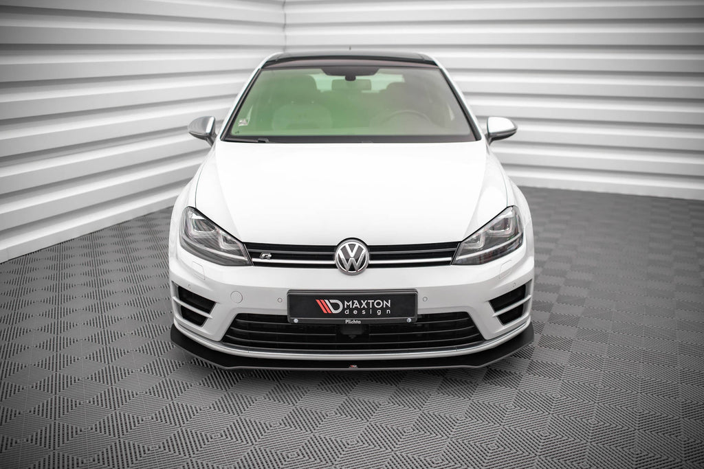 Maxton Design Street Pro Front Splitter V.1 para Volkswagen Golf R Mk7 - imagen 1