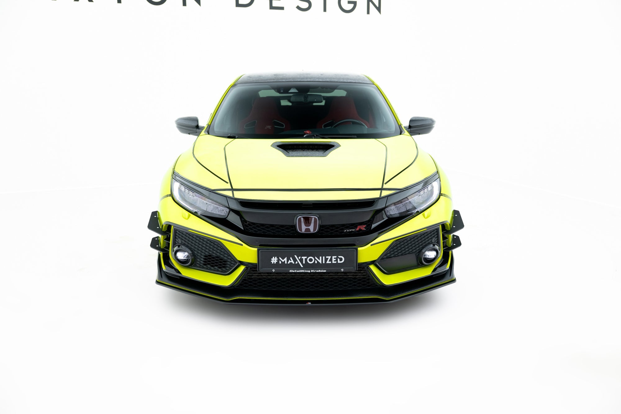 Maxton Design Street Pro Front Splitter V.2 para Honda Civic Type-R Mk10 / Mk10 Facelift - imagen 2