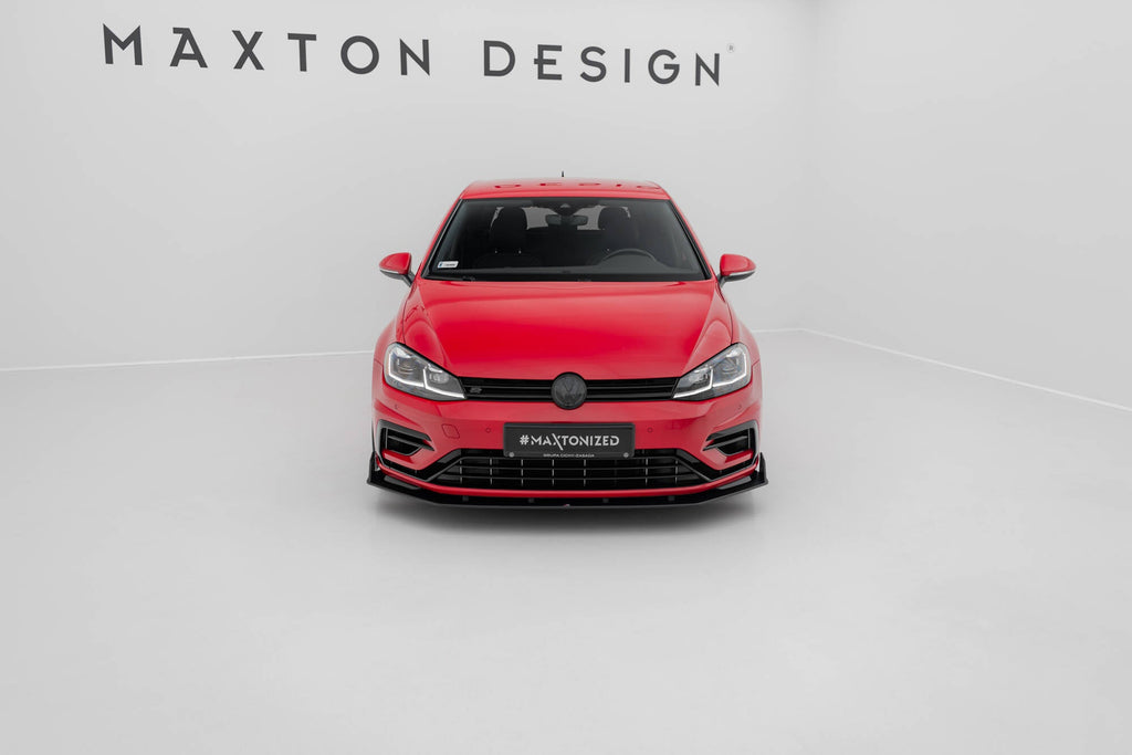Maxton Design Street Pro Front Splitter V.2 para Volkswagen Golf R / R-Line Mk7 Facelift - imagen 2