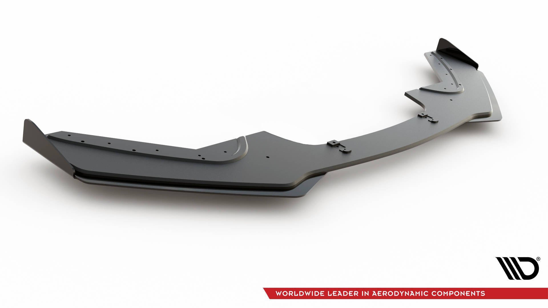 Maxton Design Street Pro Front Splitter V.3 + Flaps para BMW 1 F20 M-Pack Facelift / M140i - imagen 6