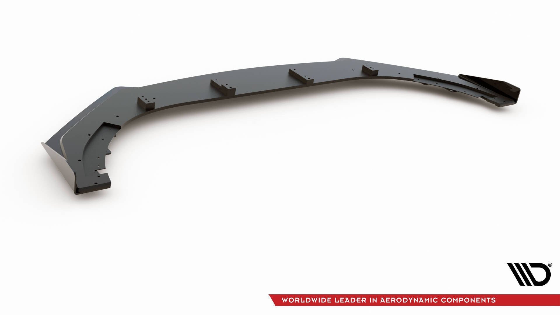Maxton Design Street Pro Front Splitter V.3 + Flaps para Volkswagen Golf GTI Mk6 - imagen 8