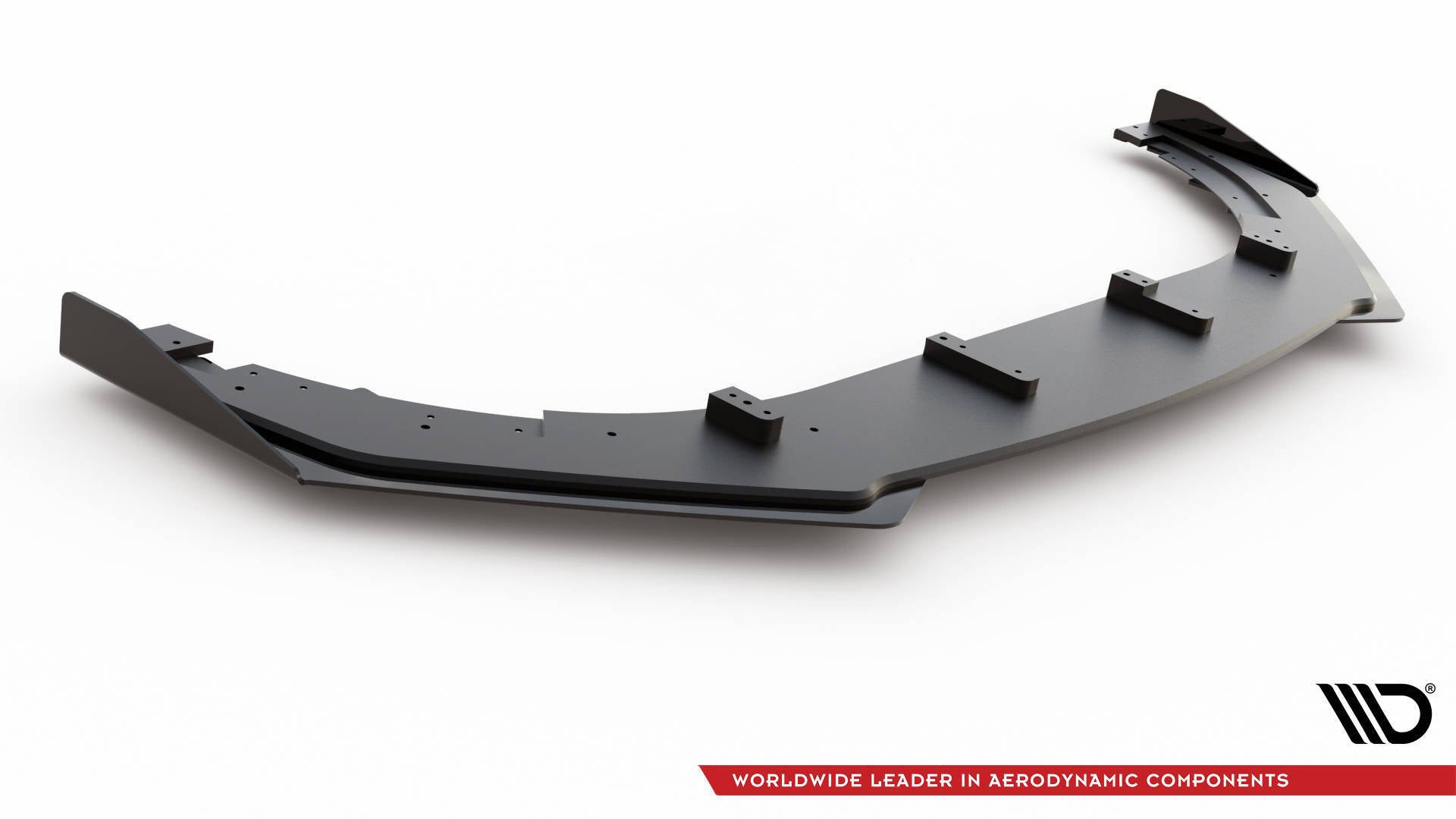 Maxton Design Street Pro Front Splitter V.3 + Flaps para Volkswagen Golf GTI Mk6 - imagen 7